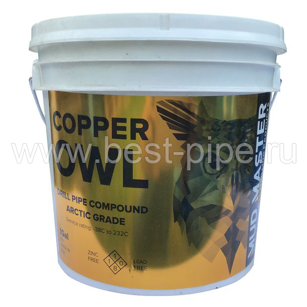 Медно-графитовая смазка COPPER OWL, банка 5 кг