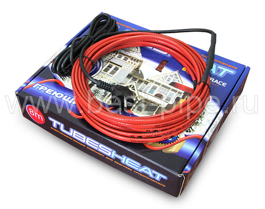 Комплект для обогрева трубопровода «TUBES-HEAT» Traceco-15A